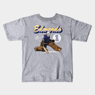 Don Edwards Buffalo Retro Script Kids T-Shirt